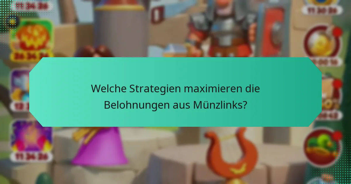 Welche Strategien maximieren die Belohnungen aus Münzlinks?